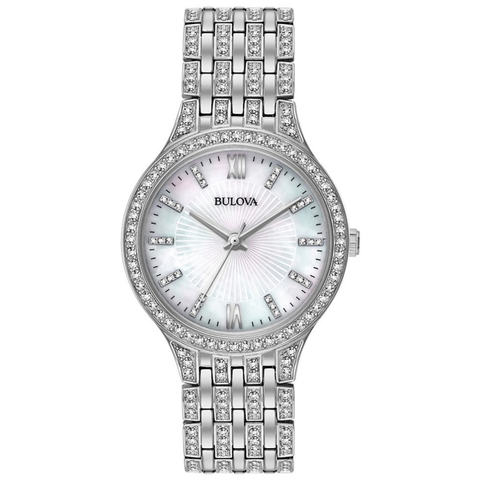 NWT Bulova Woman’s Crystal Stainless Steel Watch